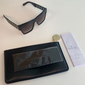 NWT Stella McCartney Sunglasses W/Faux Leather  Case PRICE FIRM